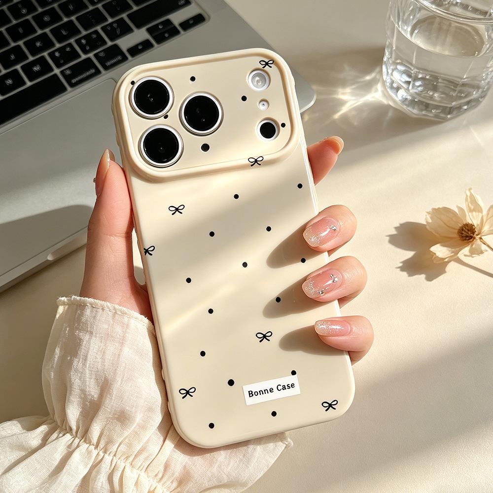 

Polka Dot Bowknot iPhone 17 Pro Max Drop-proof Case for Women iPhone 17