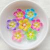 10Pcs New Cute Resin Cartoon Colorful Flowers Series Flat Back Scrapbooking DIY Jewelry Craft Decoration Accessories