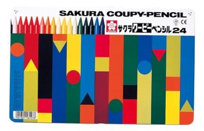 Sakura Crepus Coupie Pencil 24 Colors FY24 00007451 Purchase Set of (canned) [Bulk 3]