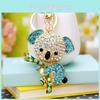 Adorable Chinese Style Koala Bear Car Keyring Female Bag Charm Cute Elephant Lucky Cat Keychain
