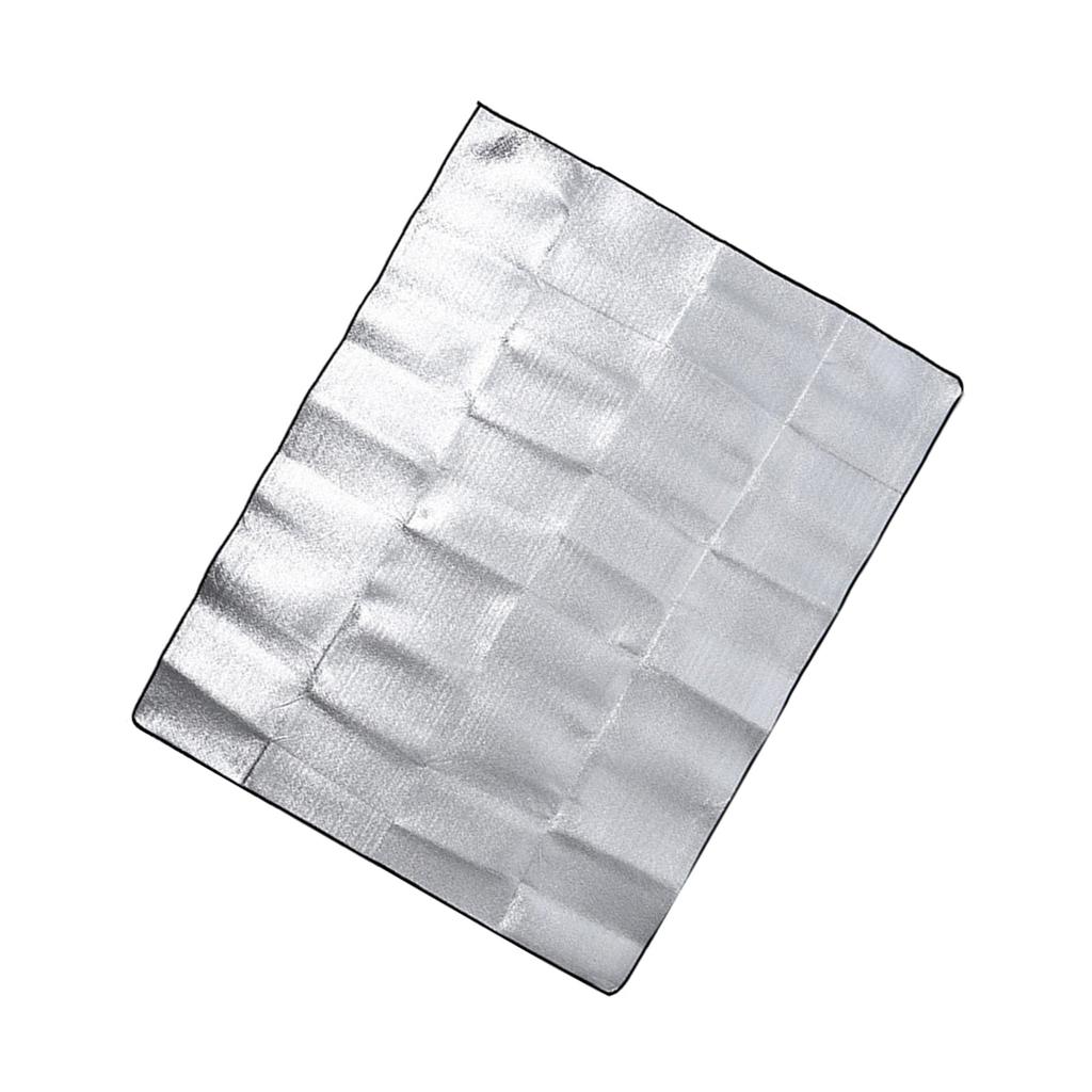 Waterproof Aluminum Foil Picnic Mat Camping Blanket Lawn Mats Outdoor Moistureproof Pad for Hiking Travel Family