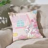 Cute TThe AAristoCatseS Throw Pillow Covers Pattern Cushion Cover Suitable For Sofa Bedroom Car Pillow Cover