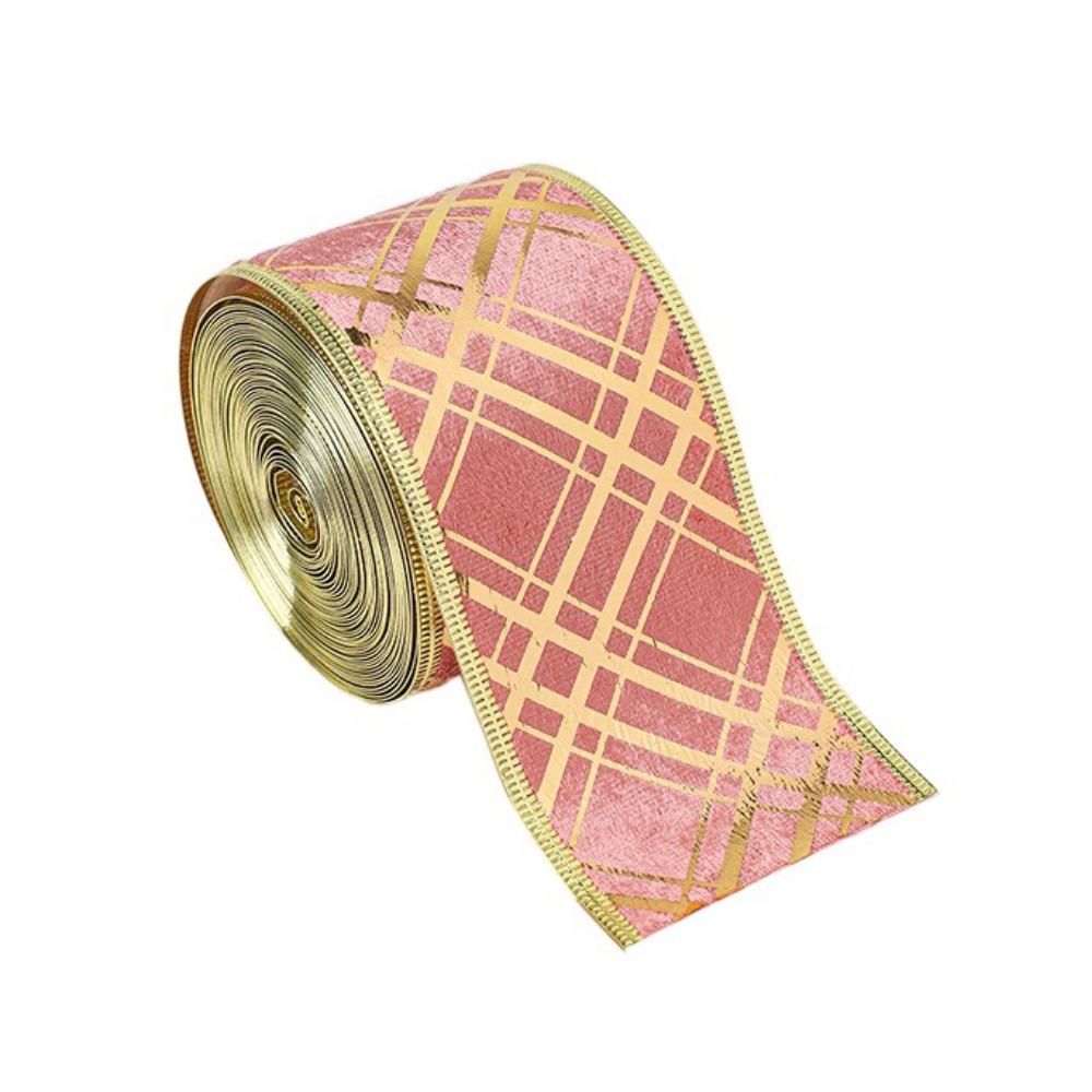 

Xmas Tree Pattern Gifts Wrapping Ribbon 2M Bow Snowflake Ribbon For DIY Handmade Bow Style 5