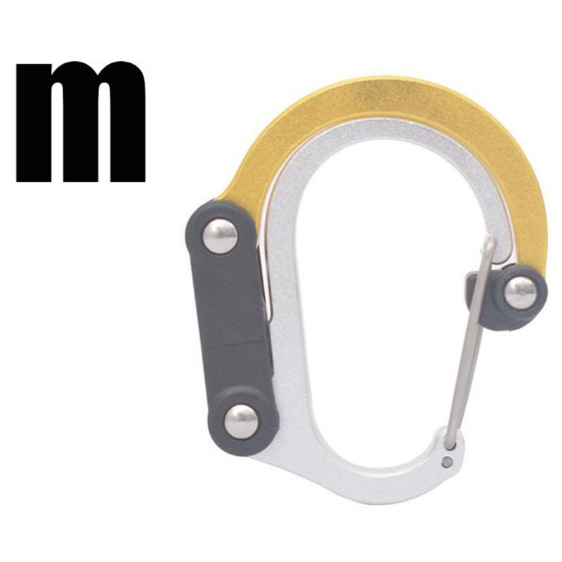 Mehrzweck-Outdoor-D-förmiger Karabiner-Schlüsselanhängerhaken