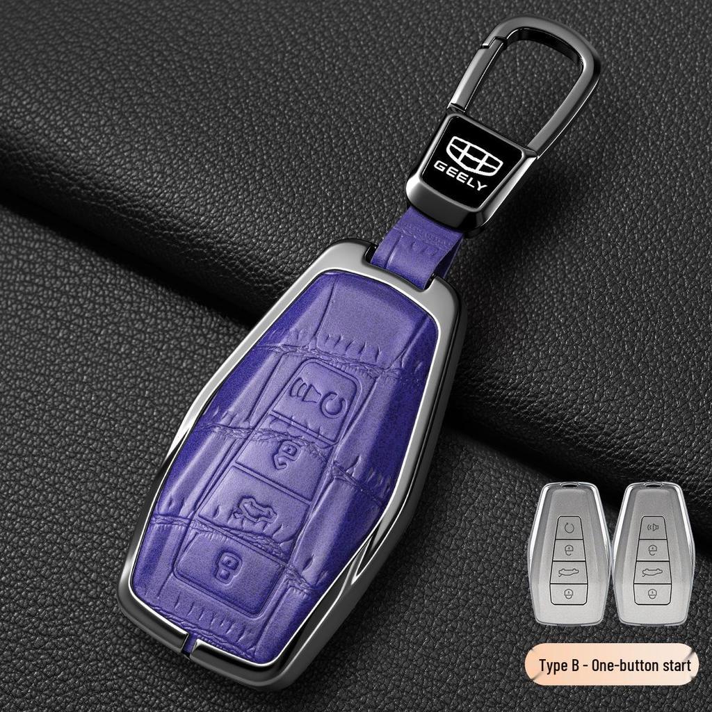 Geely Car Key Case & Protective Shell for Emgrand, Xingrui, Boyue Pro, Xingyue L, Vision X3/X6, Binyue Models