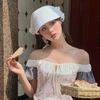 Soft Breathable Cotton Baseball Hat Sunproof Hat for Female Outdoor Daily Wear and Sunproof Popular Headscarf Hat