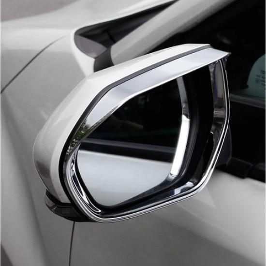 For Toyota Camry 2018-2025 Side Mirror Rain Eyebrow Cover Trim 2PCS
