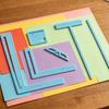6Pcs Multifunctional Positioning Ruler Set Scrapbooking & Binder Bookbinding Tool for Journals & Photo Album