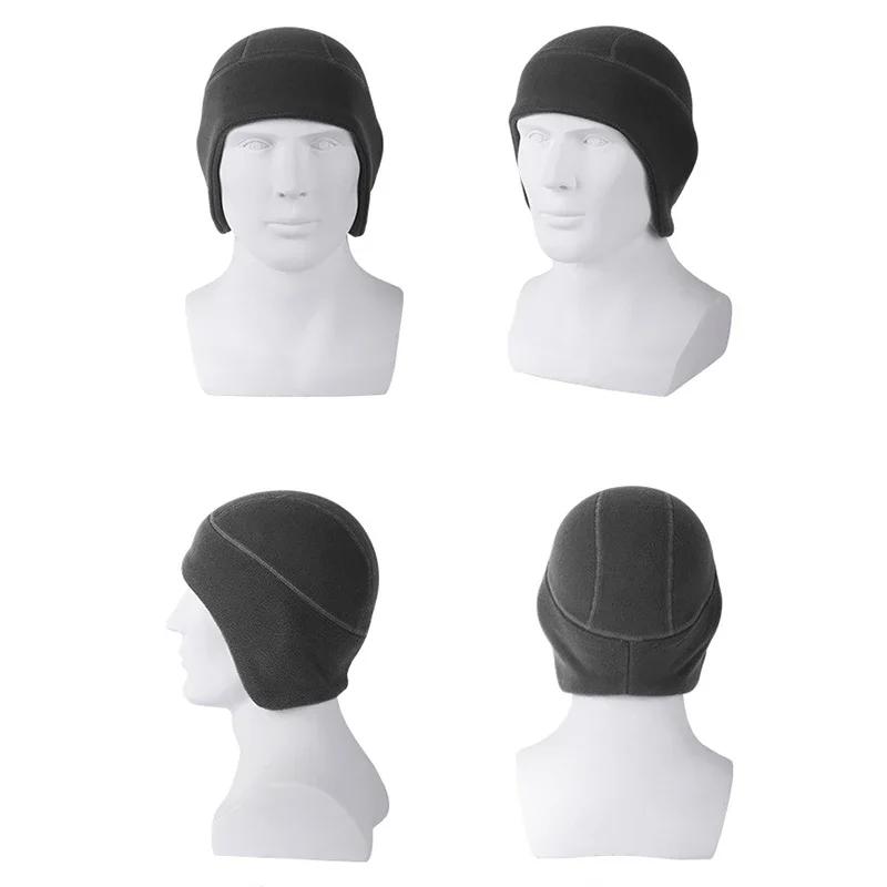 Unisex Thermal Fleece Winter Hat Beanie Earflap Soft Stretch Windproof Caps Warm Outdoor Sport Hiking Cycling Ski Ear Cover