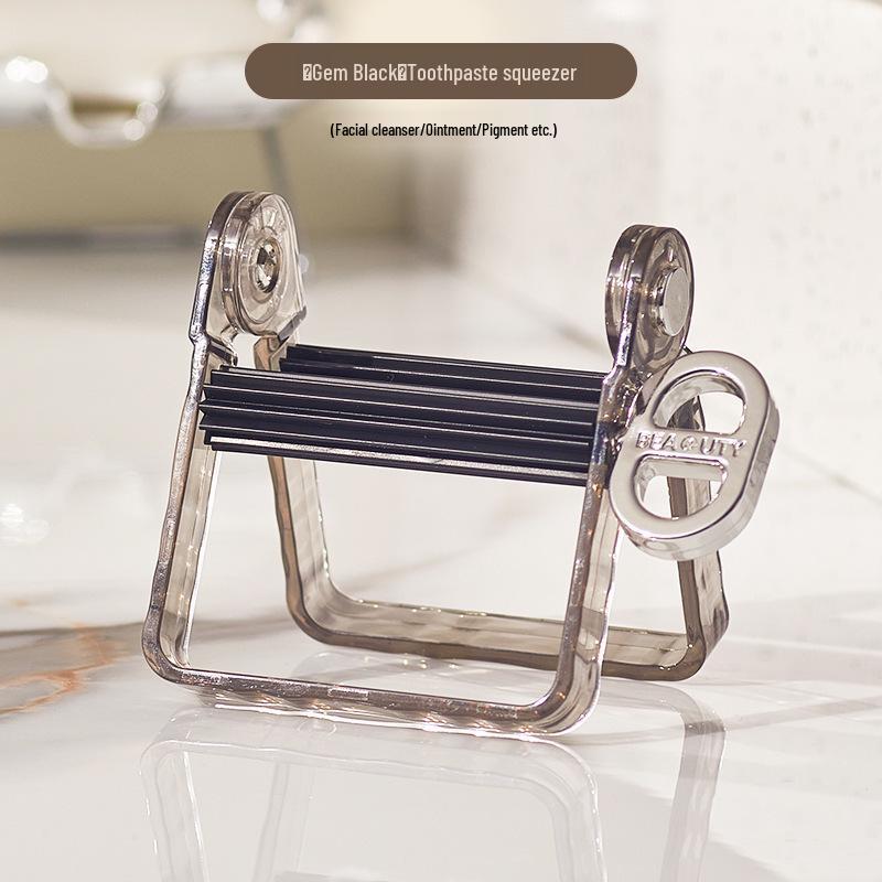

Luxury Manual Toothpaste & Cream Squeezer: Versatile for Toothpaste, Skincare, Hair Dye & Paint. чёрный