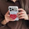 KT Magnetic Bracket Horse Riding Heart Phone Case for iPhone 17 Pro Max/Apple 16/15 Pro