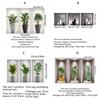 Self Adhesive Plant Pattern Wall Sticker Plants Flower Decals for 3 Pcs/Set Bedroom