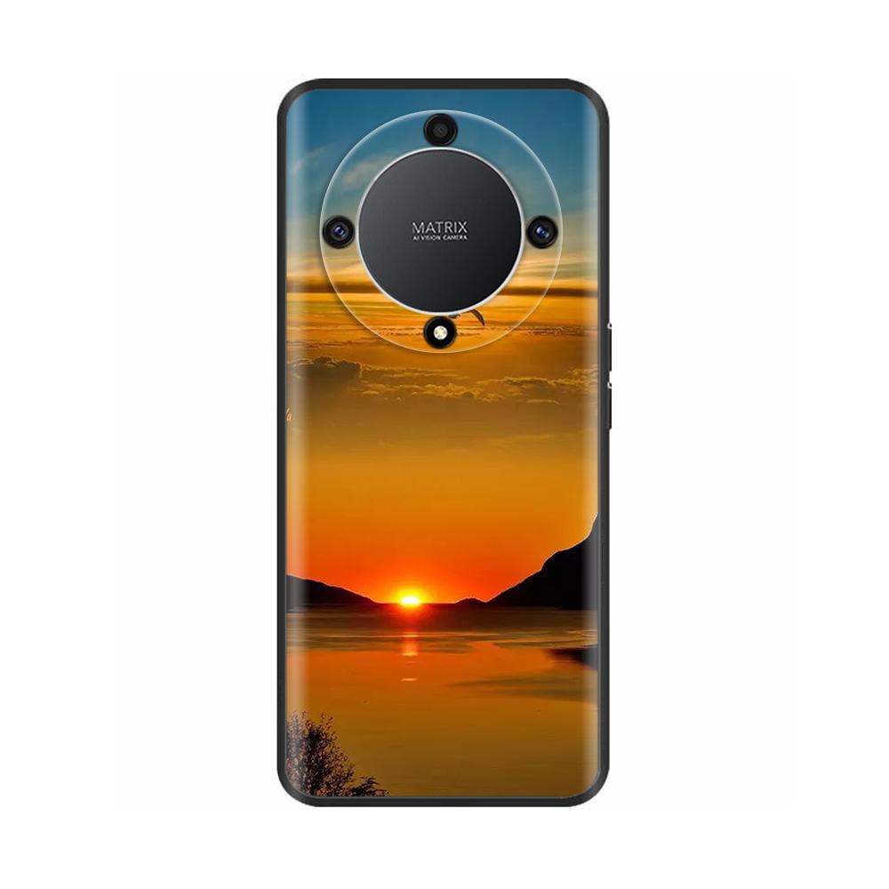 For Honor Magic6 Lite Case Honor Magic 6 5 4 Lite X9B Cover Funda TPU Soft Black Silicone Phone Cover Honor Magic 6 Lite 5G Case