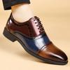 Men's Casual Leather Shoes Lace-up Loafers for Men Business Brand Sneakers Office Men Wedding Shoes
