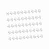 50pcs Color Display Gel Color Showing Ring Transparent Nail Art Display Tool  Manicure Store