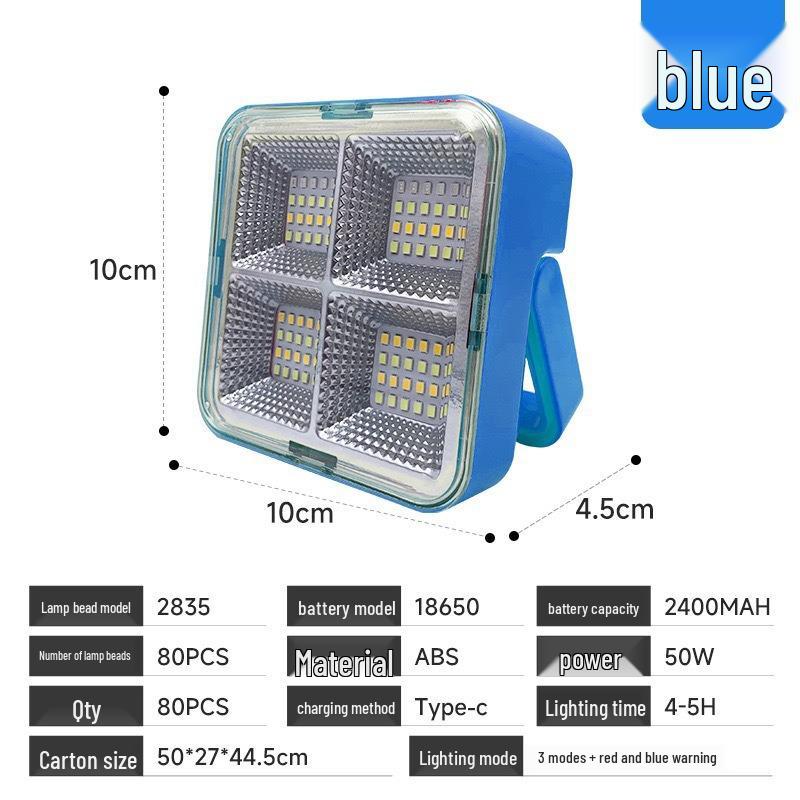 Super Bright Mini LED Solar Floodlight for Outdoor and Emergency Use