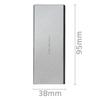 Qoltec .2 SSD case/slot | SATA | NGFF | USB 3.0 | Super speed 5Gb/ | 2TB | Silver