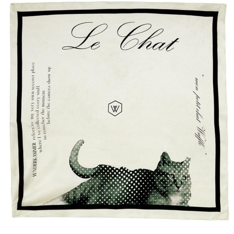 WNDERKAMMER Waffle Scarf_Light Yellow