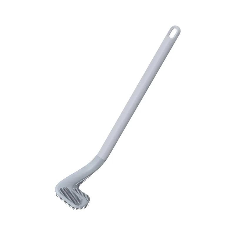 Creative no-punch Golf plastic Toilet Brushes  Set Long Handled Toilet Cleaning Brush Black Modern Hygienic Bathroom Accessories