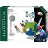 Kawada Nano Block Earth and Moon NBM-041 Building Set with 550 Pieces and Detailed Design
