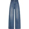 ANNAKO Women's Washed Loose Wide-Leg Denim Jeans