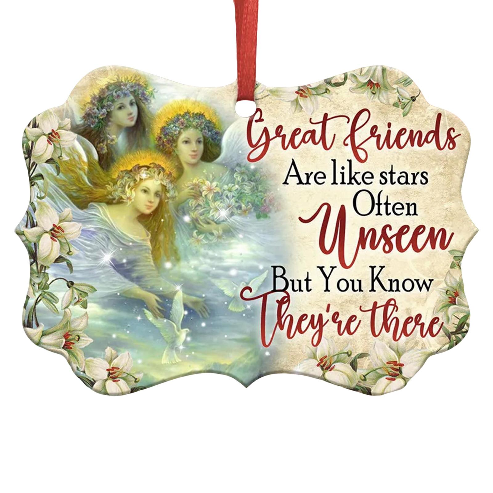 

Квадратная подвеска «Благословение ангела», Подходит для подарков и благословений One Size