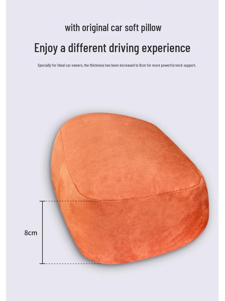 Ideal Headrest & Lumbar Support Pillow for L6L7L8L9 Car Seats - Neck & Back Comfort
