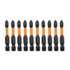 10Pcs Impact Antislip Screwdriver Bits 1/4inch Hex Shank Magnetic Tips Crossing Screwdriver Bits Set Impact Bit