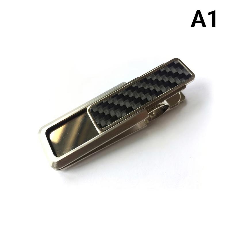 Fashion Stainless Steel Money Clip - Compact Cash And Credit Card Holder Metal Clip Wallet Id Card Clip