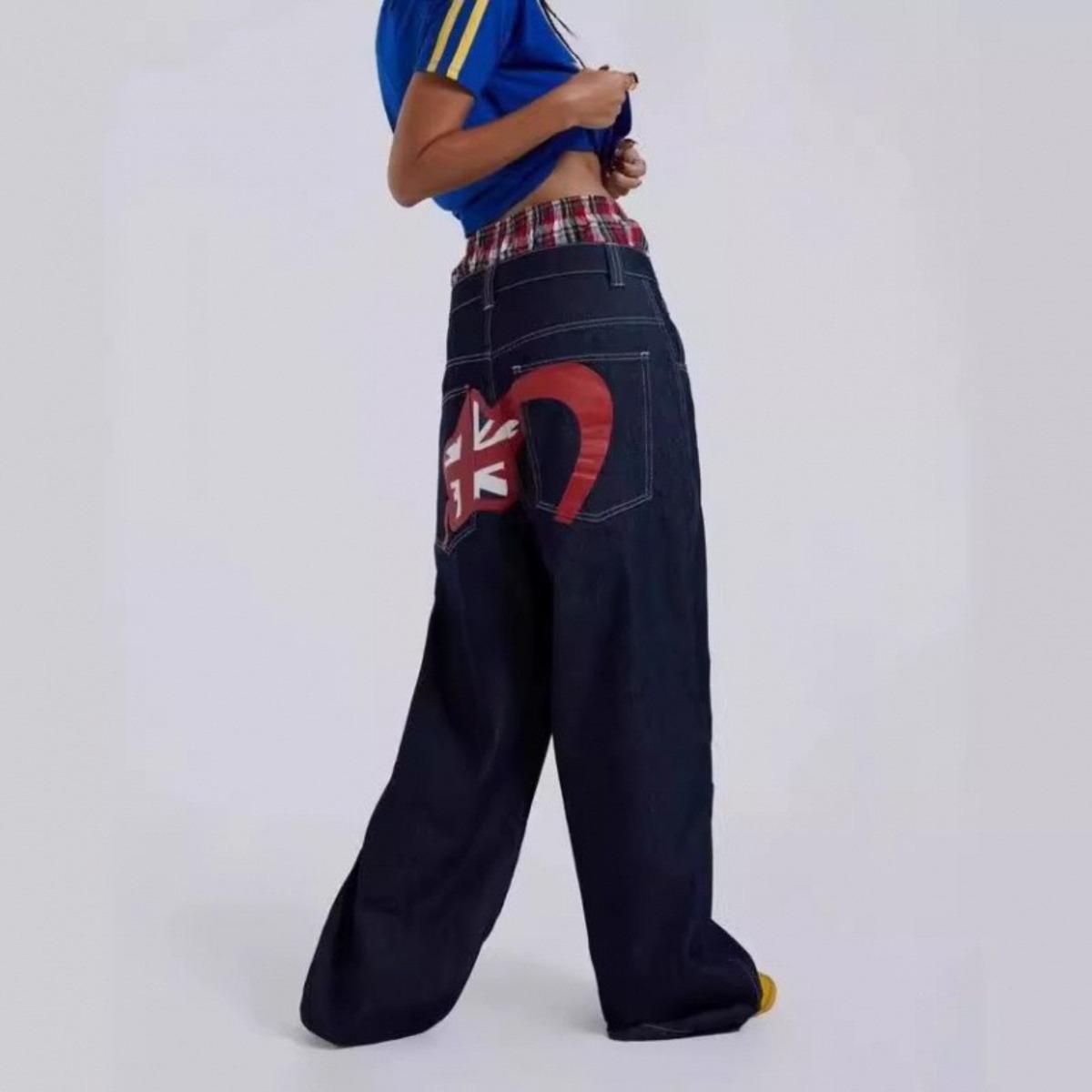 FlowStreet Y2K Skate Style Dark Blue