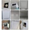 White Opening Flap Cover Plate Plastic Inspection Hole Mew Access Hatch Cover  Doors Wall Ceiling