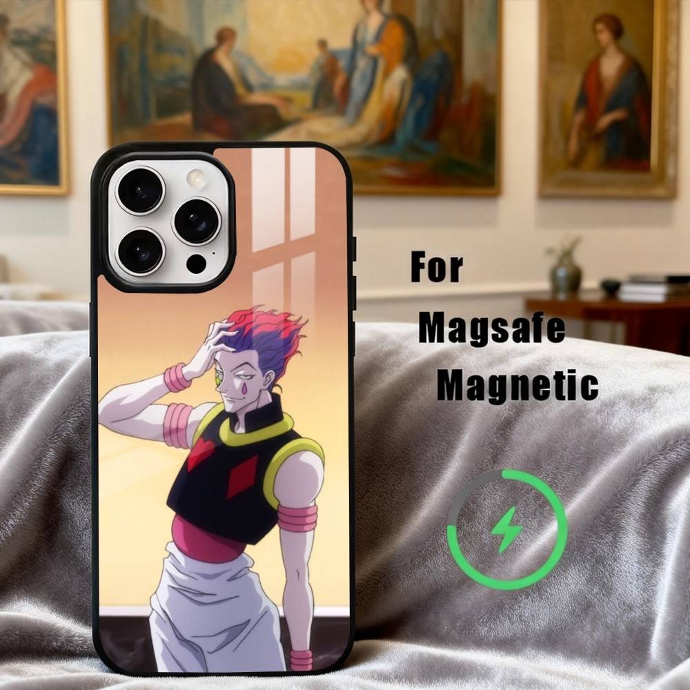 A-Anime H-Hisoka-A M-Morow-W Phone Case For iPhone17,16,15,14,13,12,11 Plus,For Magnetic Wireless Charge Cover
