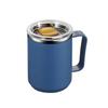 304 Stainless Cup Portable Leakproof Drinkware Office Tea Milk 450ml Cup Set with Straw