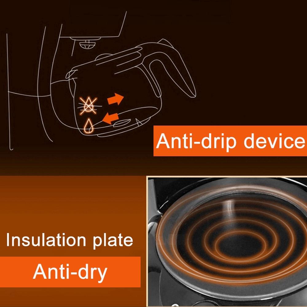 600W 0.65L Electric Drip Coffee Makers Household Coffee Machine Electric Drip Coffee Maker 6 Cup 13x18x26cm