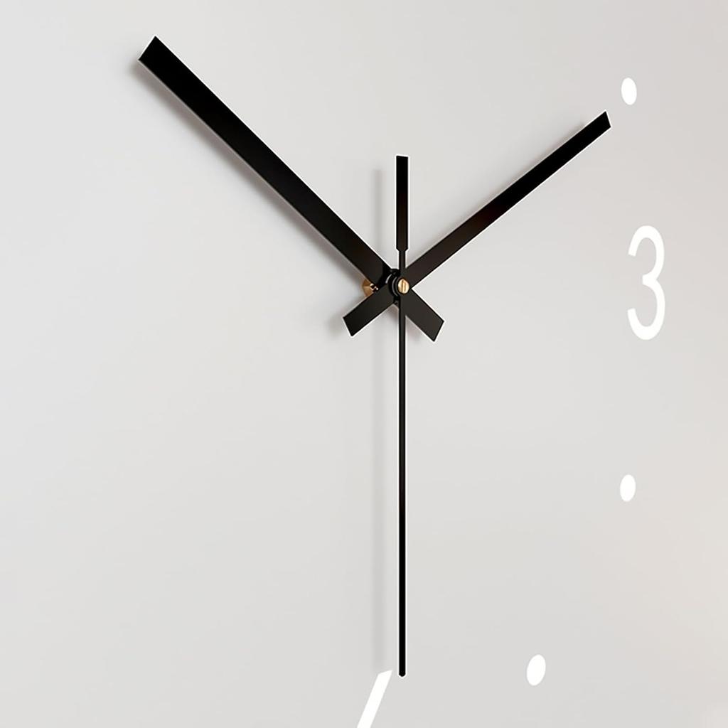 Double Sided Corner Wall Clock, Modern Decorative Art Sensor Luminous for Living Room Decor, Silent Square Digital