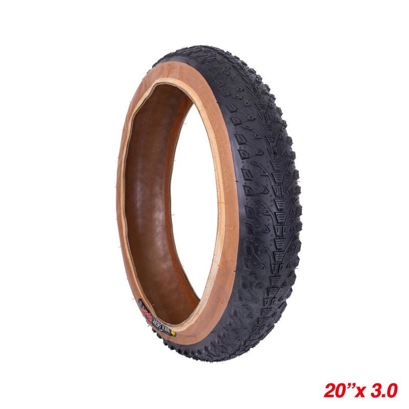 

20 x 3.0 Inch Fat Bike Inner Tube Rubber Bike Folding Tires Snow Beach Bicycle Replacement Tire