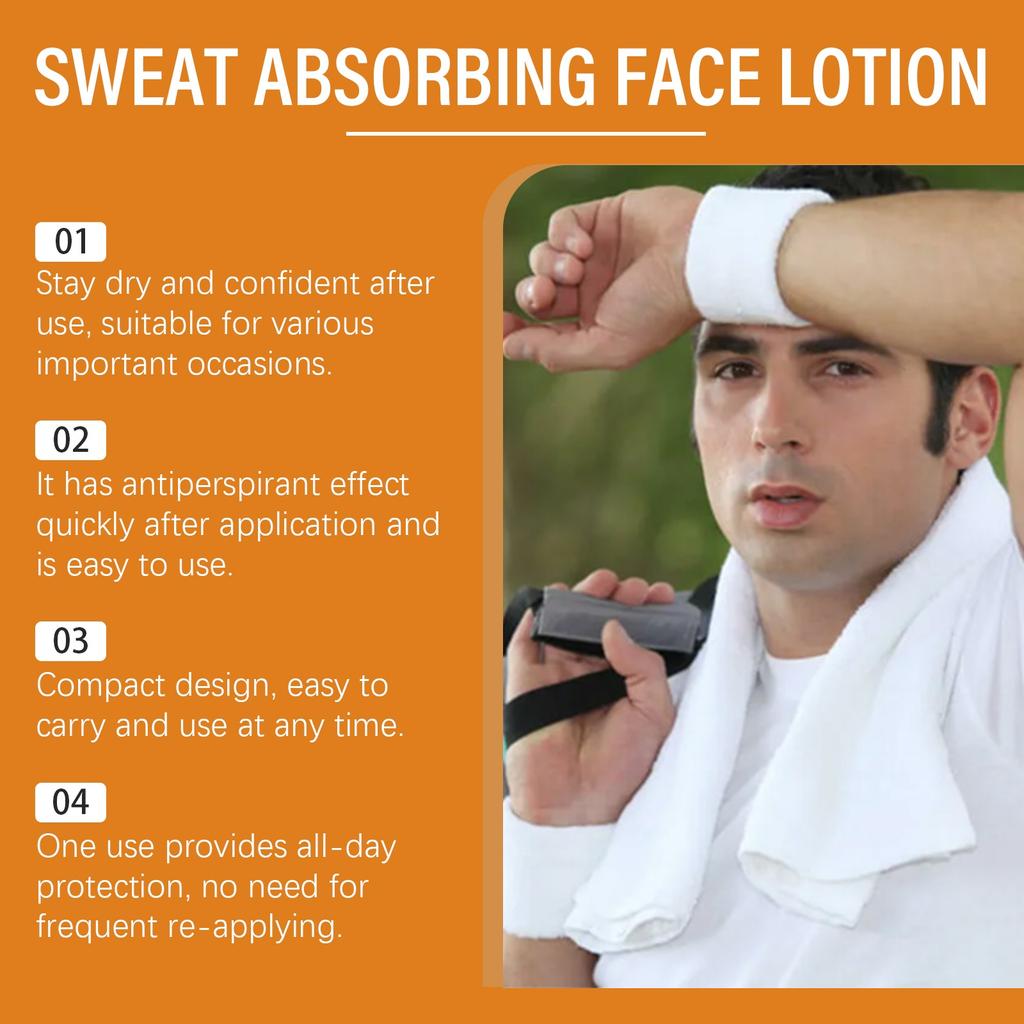 Face Lotion Face Antiperspirant And Sweat Inhibitor Face Antiperspirant Refreshing Longlasting Oil Control 60ML