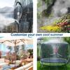 10/15/20M Outdoor Spray System Kit Greenhouse Garden Patio Plant Irrigation Lines With Nozzles Courtyard Garden View
