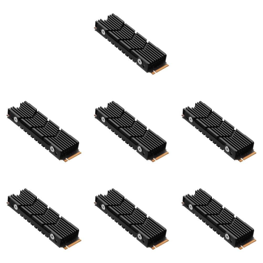 

M.2 2280 радиатор из алюминиевого сплава SSD кулер для игровой консоли PS5 (черный) 