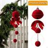 Christmas Bell Hanging Ornament Decorative Pendant Tree Decoration for Outdoor