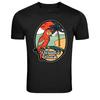 Paradise Beach Tropical Parrot Ocean Graphic T-Shirt