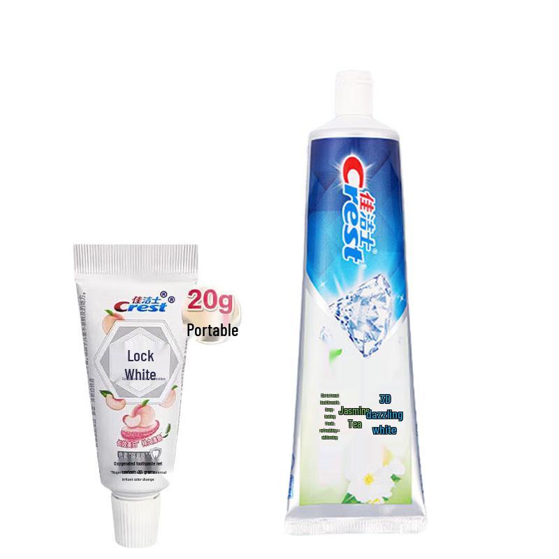 Набор отбеливающих зубных паст Crest Dual-Color и 3D White
