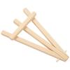 Set of 10 Mini Wooden Easels for Paintings, Crafts, Small Acrylic Projects - Natural Wood Table Display Easels for Party Decoration, Wedding Keepsake