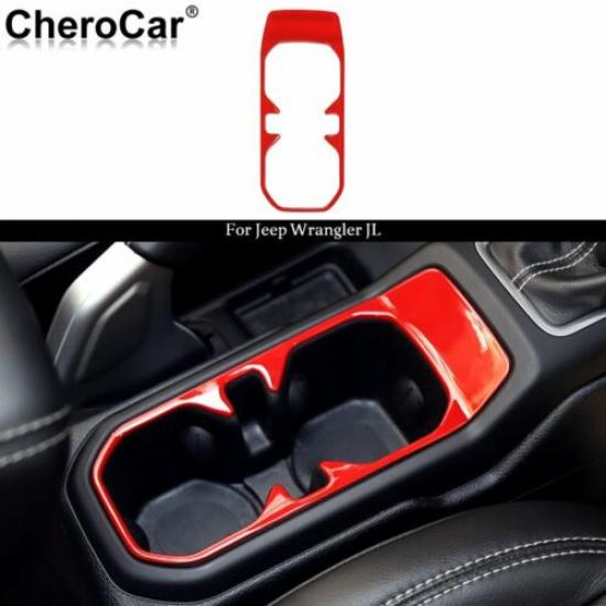 

For JL Front Water Cup Holder Frame Trim Cover for Jeep Wrangler JL JLU JT Parts
