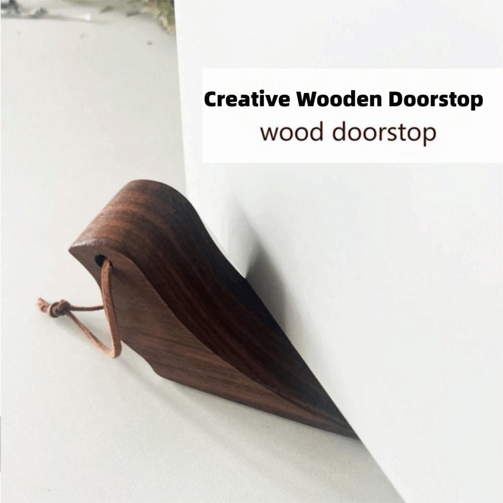 Creative Wooden Door Holder Bird Shape Windproof Door Wedge Door Suction Door Stopper Wall Protector Office