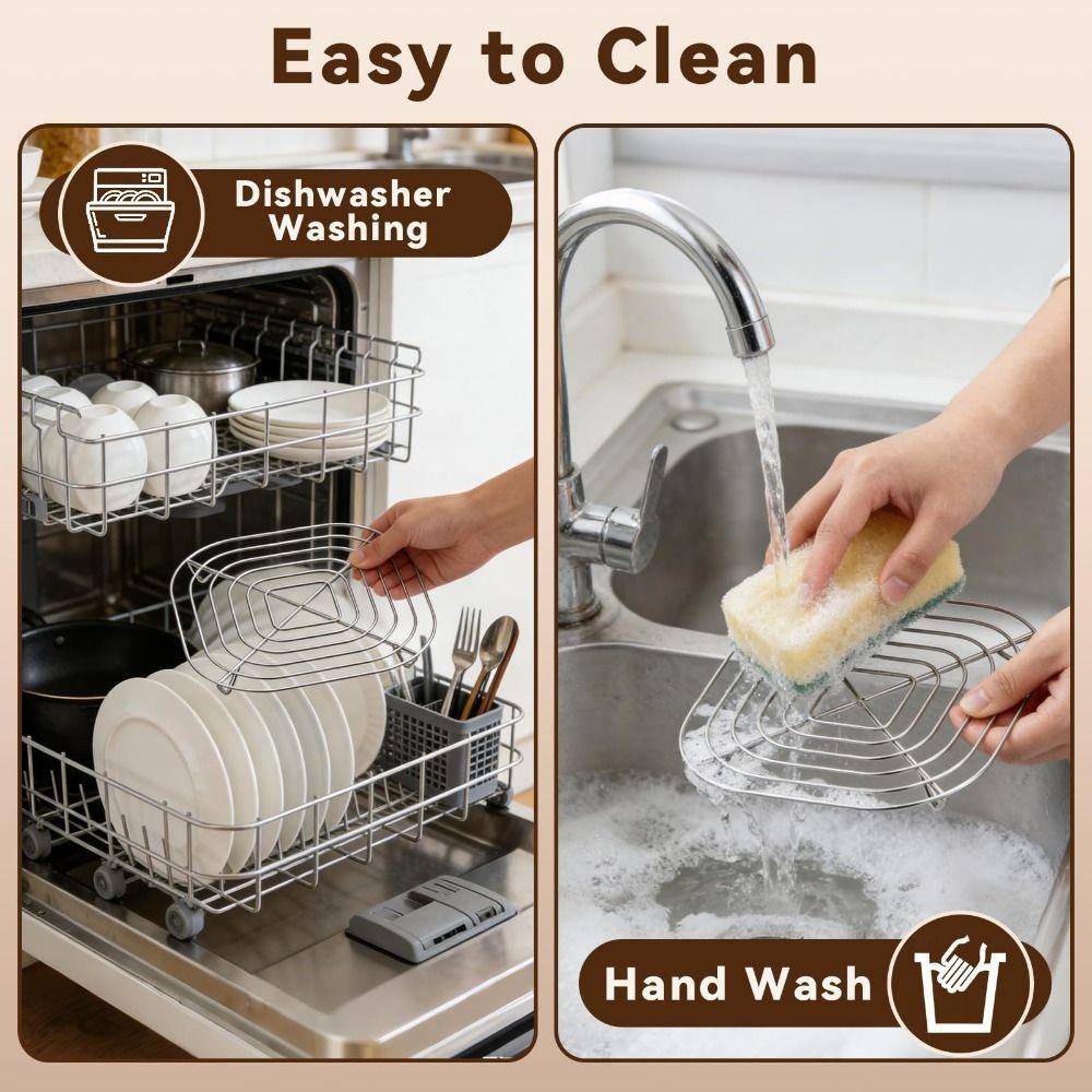 SUS304 Air Fryer Accessories Easy Clean Cooking Rack for Ninja Crispi FN101/AS101 Kitchen