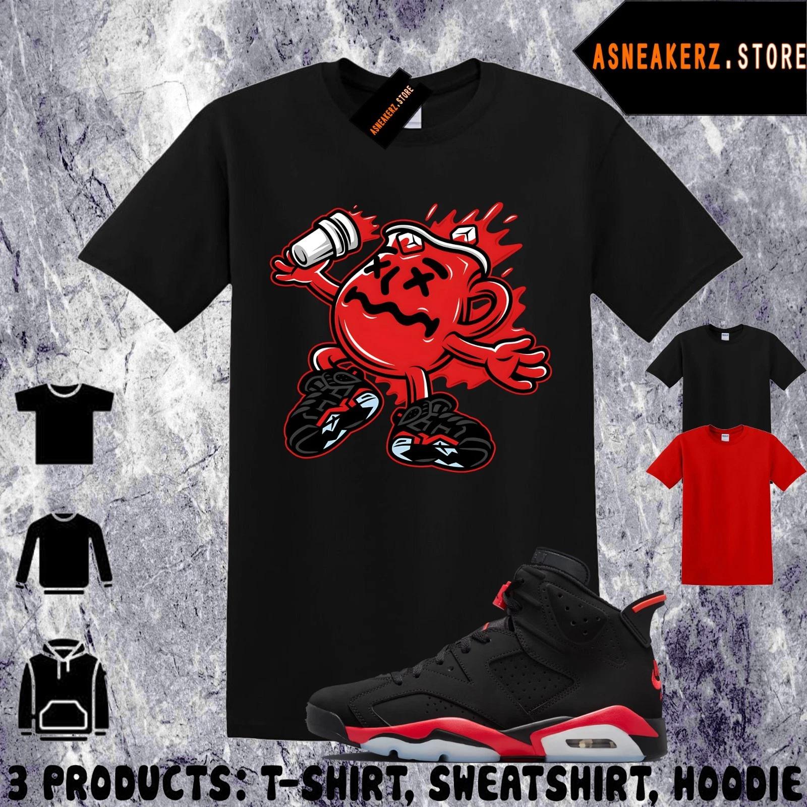 

Tee Shirt Matching AJ 6 Infrared Salesman 2026 Match Sneaker Kool Kicks T shirt 3XL