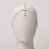 Bohemian Styles Rhinestones Forehead Chain Featuring Grids Designs For Music Festivals And Travel