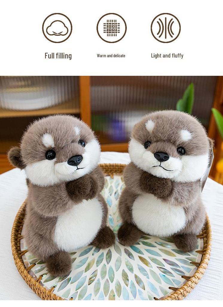 Adorable Otter Plush Toy Pendant – Cute Marmot Figurine Ornament Gift