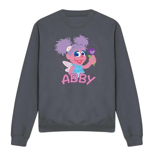 Sesame Street Unisex Adult Abby Cadabby Flat Sweatshirt